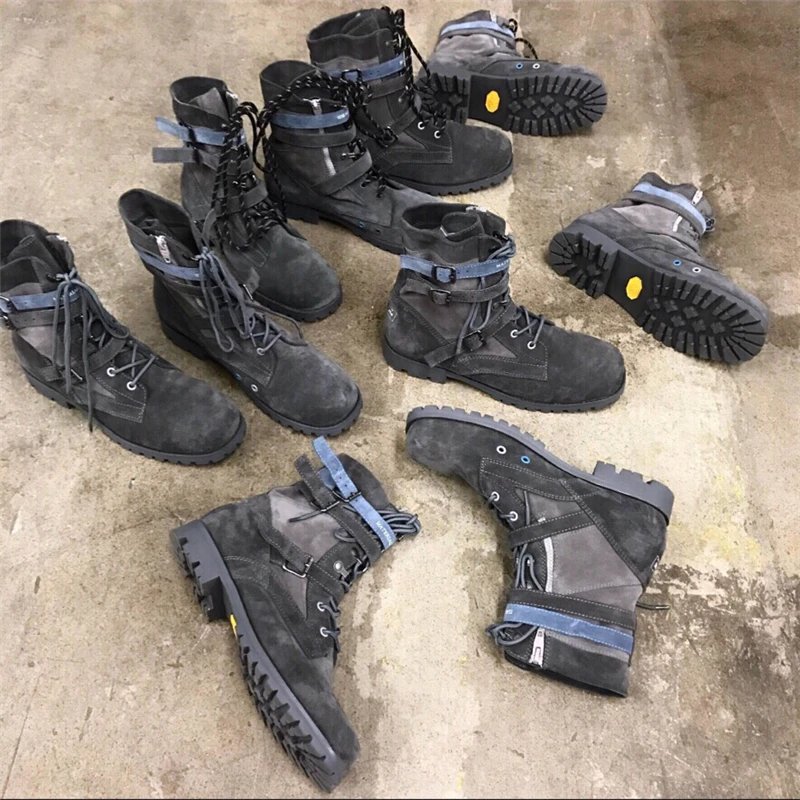 Number nine Combat Boots