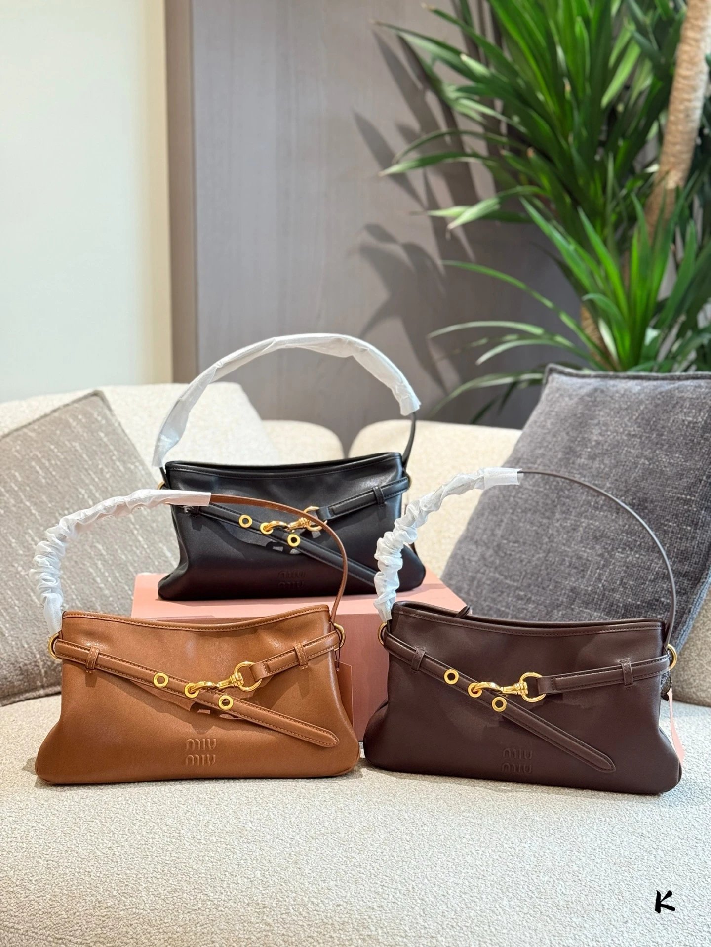 Miumiu Handbags Aventure Nappa