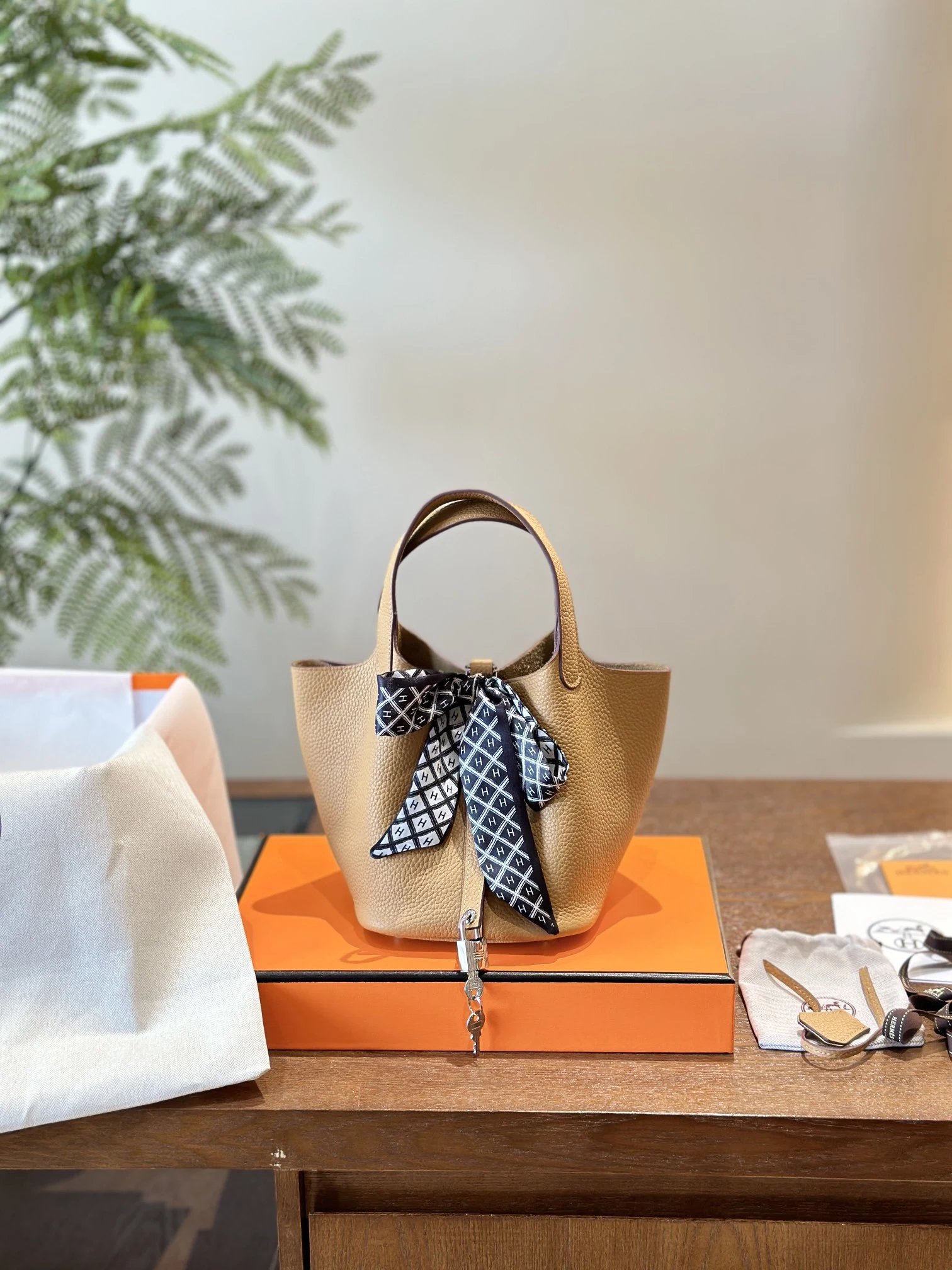 Hermes Handbags Basket Bag