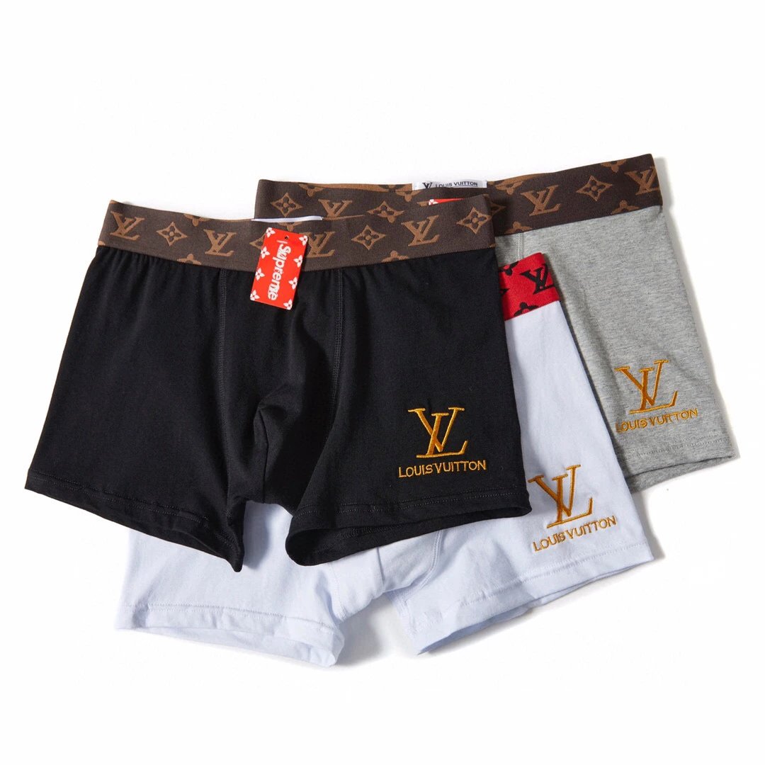 Louis Vuitton Underwear 3 Pieces