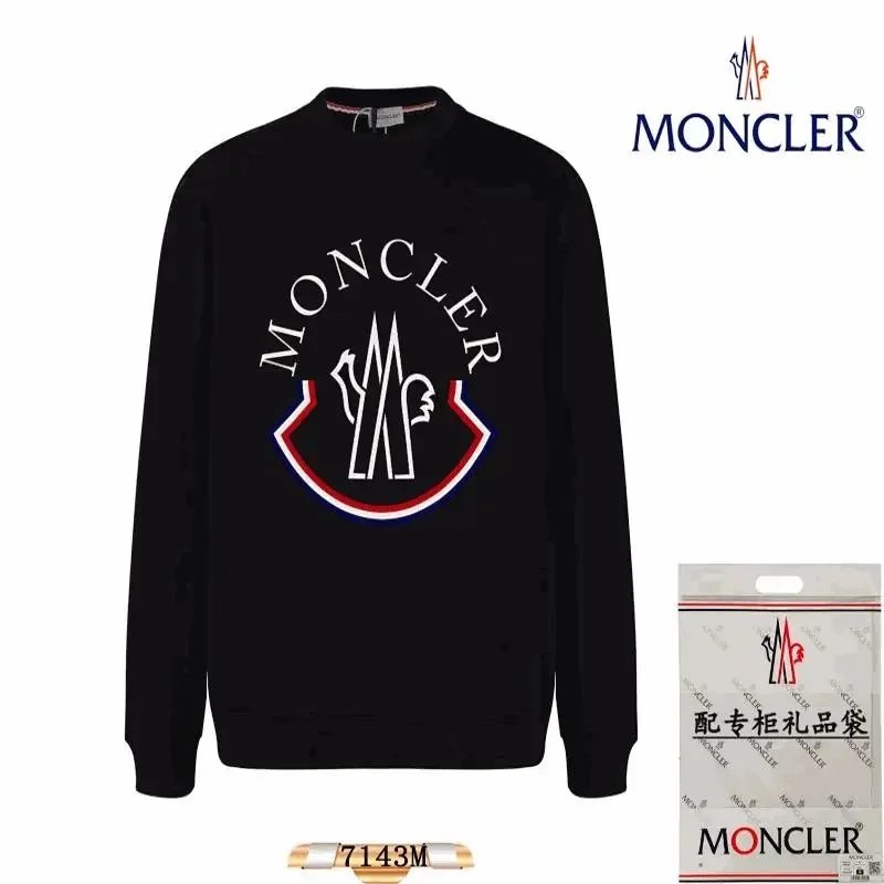 Moncler Black LongSleeve Sweatshirt